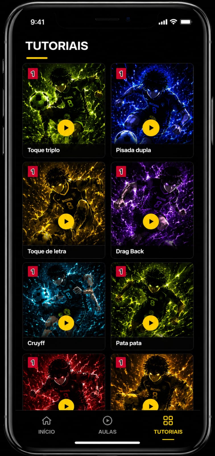 Tela do app